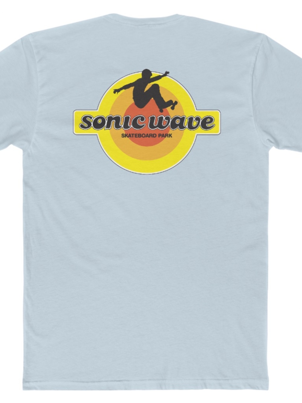 Retro 1980s SONIC WAVE Skatepark T-shirt  (Skateboard tee )